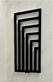 Regnis Kreon, vykurovacie teleso 550x1000 mm, 548W, čierna matná, KR100/55/ELEKTRICKY/BLACK