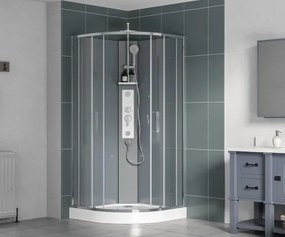 Sprchový box štvrťkruh 90x90 cm SAT Project SATPROBOXS90CRT, 1 ks