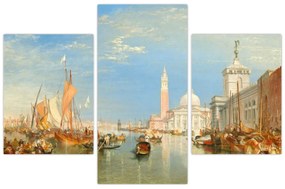 Obraz - Joseph Mallord William Turner, Venice the Dogana and San Giorgio Maggiore, reprodukcia (90x60 cm)