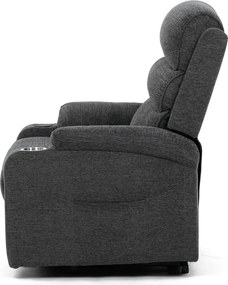 Elektrické polohovacie kreslo TV-S8348 GREY2 Farba: Sivá