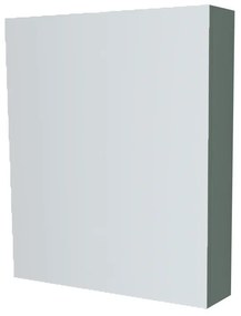 Mereo, Mereo Kúpeľňová zrkadlová skrinka 60 cm, galerka, 1x dvierka ľavá, Multidecor, Zelená Verde, MER-CN798G61ZEV1