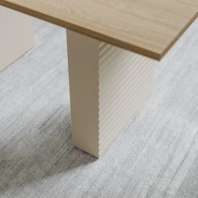 ROZKLÁDACÍ JEDÁLENSKÝ STÔL CELESTINO DUB + KAŠMÍR 140 - 180 cm