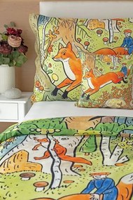 Kvalitná luxusná posteľná bielizeň - Budulinek Bavlnený luxusný digitálny poťah 70/90