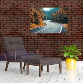 Obraz - Kľukatá cesta (90x60 cm)