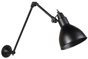 Inteligentná nástenná lampa čierna nastaviteľná vrátane Wifi A60 - Wye