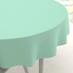 Biante Dekoračný okrúhly obrus Rongo RG-019 Mintový Ø 110 cm