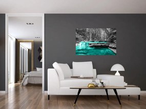 Obraz - Zimná rieka (90x60 cm)