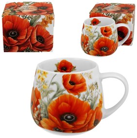 Porcelánový hrnček Poppies 430 ml