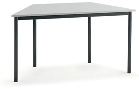 Stôl SONITUS TRAPETS, 1200x600x720 mm, HPL - šedá, antracit