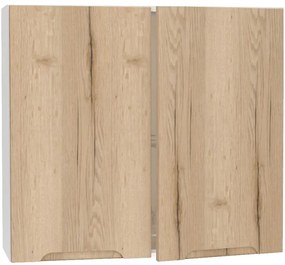 Skrinka do kuchyne Zoya W80su Alu Dub Halifax/Biely