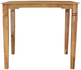 furniture-nabytek.cz - Barový jedálenský stôl z masívu mango 120x110x80