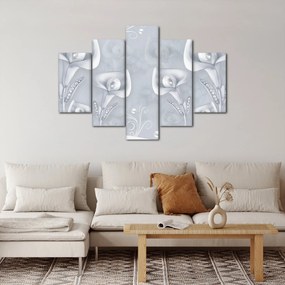 Obraz - Perlové kvety (150x105 cm)