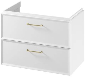 Cersanit S1021-004 - Závesná kúpeľňová skrinka pod umývadlo MILLE 80x45 cm biela