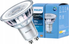 LED žiarovka Philips GU10 - 4,6 W - 390 Lm 36 ° - neutrálna biela - CorePro Premium