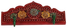 Orientálny háčik Taj Mahal - červený