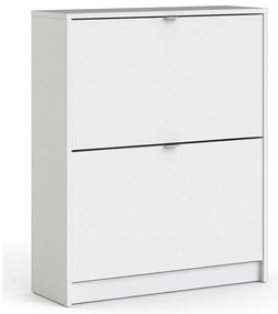 Biela výklopná skrinka na topánky Shoes – Tvilum