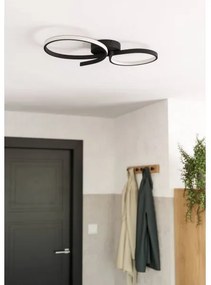 Eglo 901266 - LED Stropné svietidlo SERPINS LED/21W/230V 3000K čierna