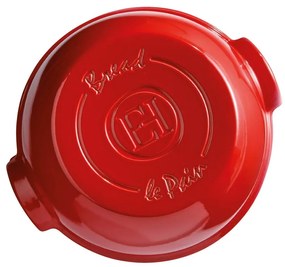Červená keramická forma na chlieb Emile Henry, ⌀ 29,5 cm