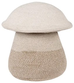 Béžový látkový detský kôš na hračky ø 33x38 cm Mama Mushroom – Lorena Canals