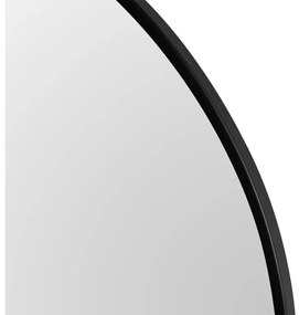 Tutumi Tutumi, okrúhle zrkadlo 50 cm v čiernom ráme MR18-20500, čierna, HOM-03687