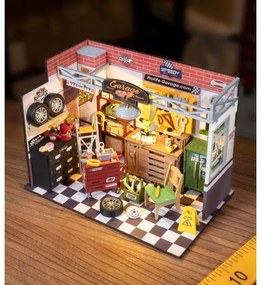RoboTime - Miniatúra domčeka Garáž 2xAAA