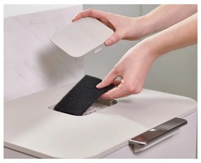 Béžový oceľový odpadkový kôš na triedený odpad 60 l Totem Max – Joseph Joseph