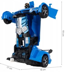 Malplay ROBOT TRANSFORMER MECH TEAM 2V1 ŠPORTOVÉ AUTO