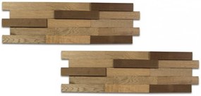 H MINI WOOD, DUB TERMO, 5 radov, brúsené lamely (2 ks 650 x 190 mm)