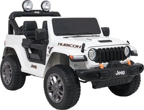 Elektrické autíčko Jeep Wrangler Rubicon LIFT biele