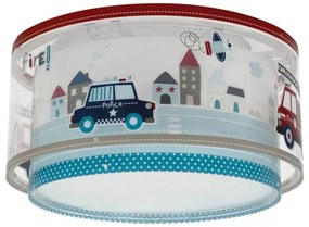 Dalber 60616 - Detské stropné svietidlo POLICE 2xE27/60W/230V