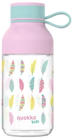 Plastová fľaša Ice Kids s pútkom Feathers 430 ml