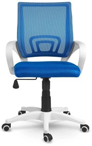 Kancelárska stolička z mikro sieťoviny | modrá