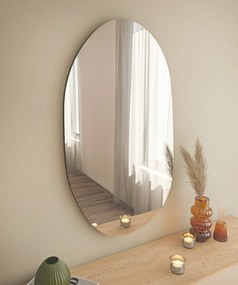 Zrkadlo Vanomi Black 52 x 89 cm