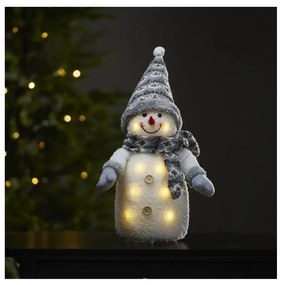 Eglo Eglo 411222 - LED Vianočná dekorácia JOYLIGHT 8xLED/0,06W/3xAA šedá EG411222