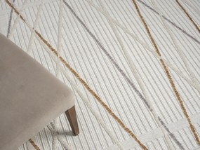 My Flair, Kusový koberec Luana 1 creme, 140x200, biela, chodba / predsieň