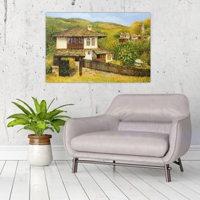 Obraz - Chalúpky v lete (90x60 cm)