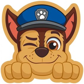 Tvarovaný 3D vankúšik Tlapková patrola - Paw Patrol - motív Chase - 36 x 40 cm