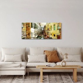 Obraz - Ulička v Benátkach (120x50 cm)