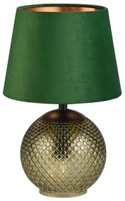 Stolová lampa v zeleno-bronzovej farbe (výška 29 cm) Jonna – Trio