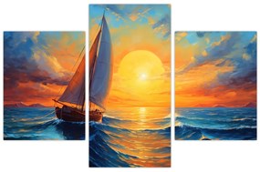 Obraz - Plachetnica (90x60 cm)