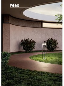 Redo 90677 - vonkajšie LED svietidlo MAX LED/15W/230V 3000K 80 cm IP65 antracit