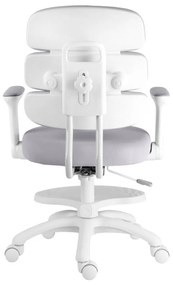 Detská rastúca stolička Neoseat KIDDY THREE — látka, sivá