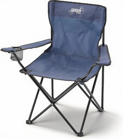 Garden Line SKLADACIA TURISTICKÁ/RYBÁRSKA STOLIČKA, MODRÁ, 50x50x80 cm *7150