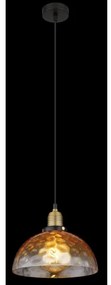 Globo 15786H1 - Luster na lanku SALVY 1xE27/60W/230V pr. 25 cm oranžová