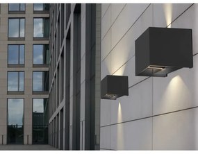 Azzardo AZ4148 - LED Vonkajšie nástenné svietidlo GAMBINO 2xLED/3W/230V IP54