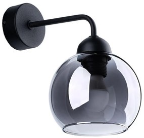 Sollux SL.1139 - Nástenná lampa ALINO 1xE27/60W/230V čierna