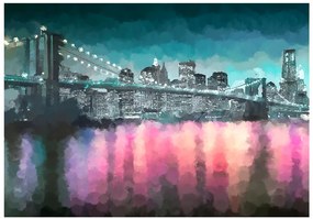 Artgeist Fototapeta - Painted New York Veľkosť: 250x175, Verzia: Standard
