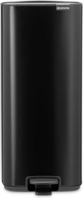 Matne čierny pedálový oceľový odpadkový kôš 30 l Bo – Brabantia