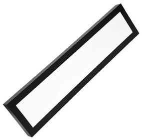 Ecolite TL1901-18W/CR-LED Stropné svietidlo PILO LED/18W/230V 4100K 62 cm čierna