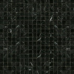 Kamenná mozaika Premium Mosaic Stone černá 30x30 cm leštěná STMOS15BKP